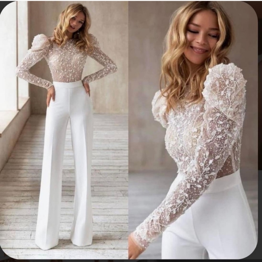 Wedding jumpsuit size medium